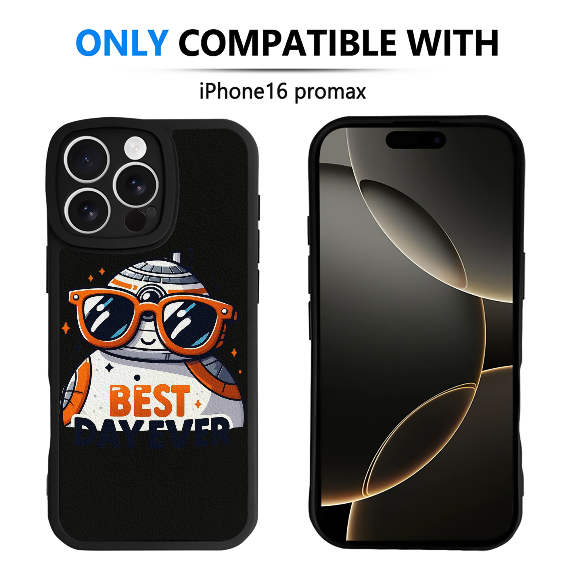 （画像用） スター・ウォーズ Star Wars 【iPhone 16シリーズ対応】シリコンスマホケース（レザー調） 材質：シリコン